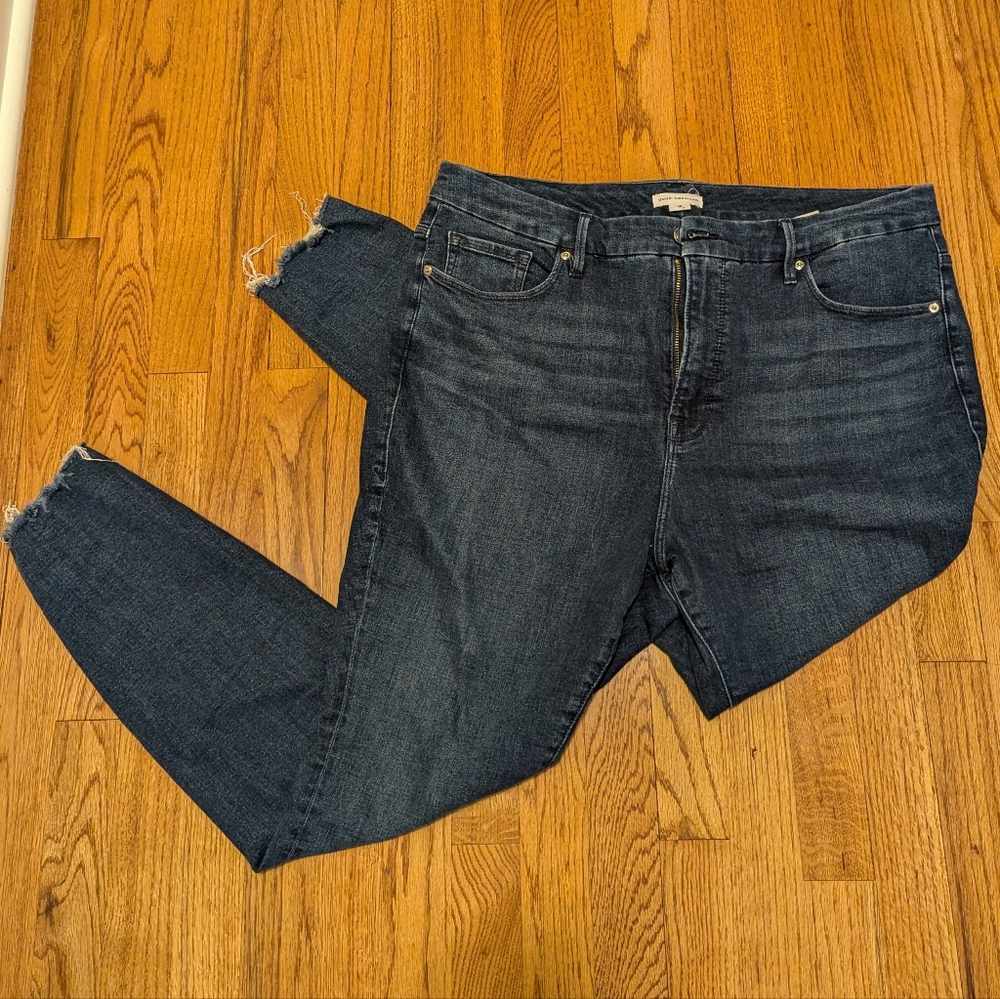 Good American Classic Blue Denim Jeans